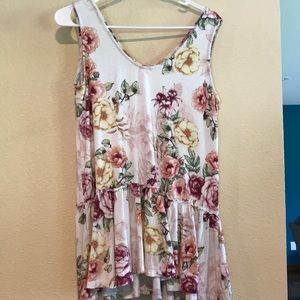 Small flutter bottom top.